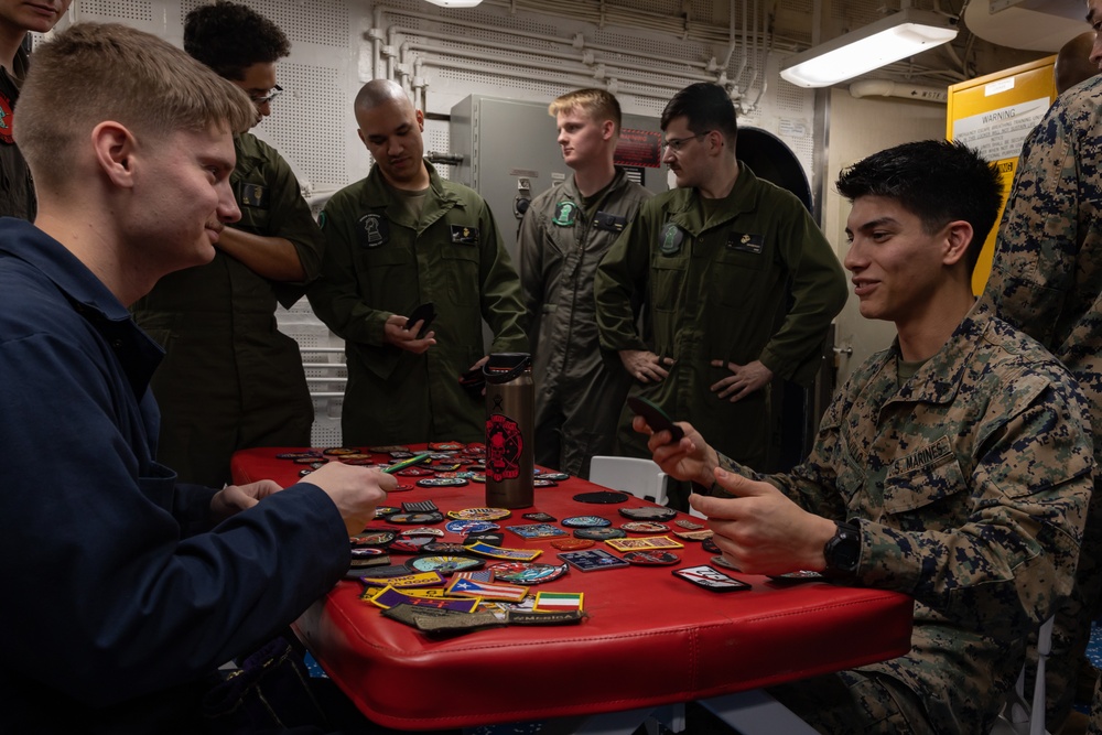 USS America hosts bingo and patch night