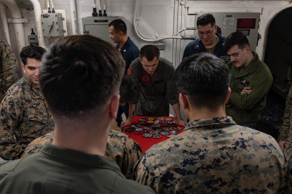 USS America hosts bingo and patch night