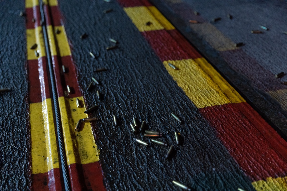 Deck Range aboard USS America