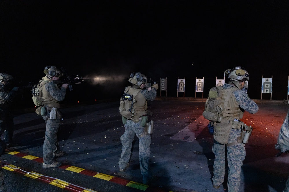 Deck Range aboard USS America