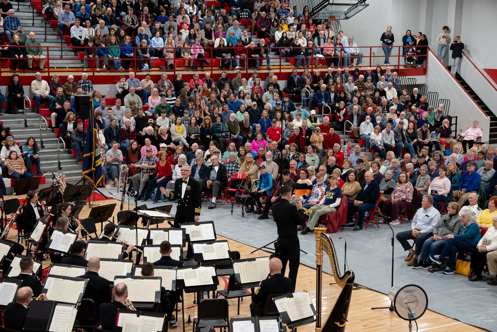 United States Navy Band Performs at Hendersonville High School