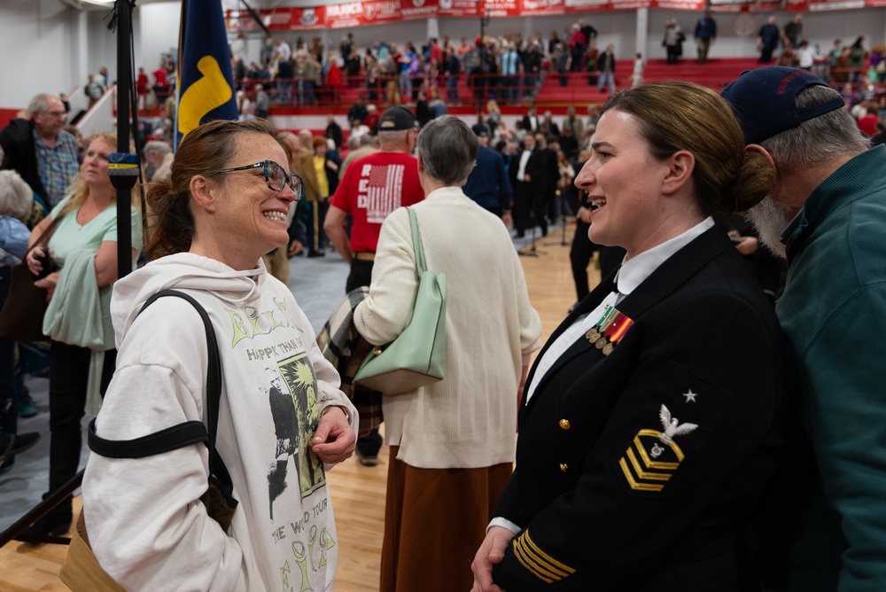 United States Navy Band Performs at Hendersonville High School