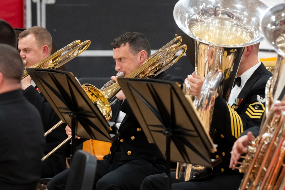 United States Navy Band Performs at Hendersonville High School