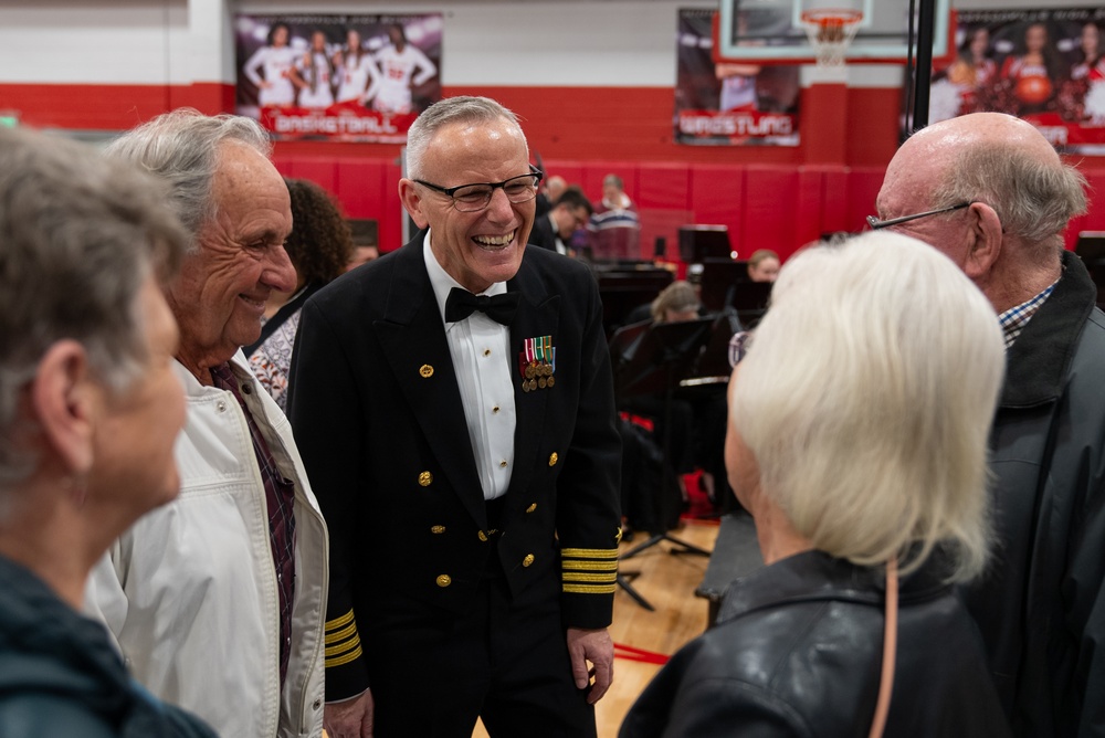 United States Navy Band Performs at Hendersonville High School