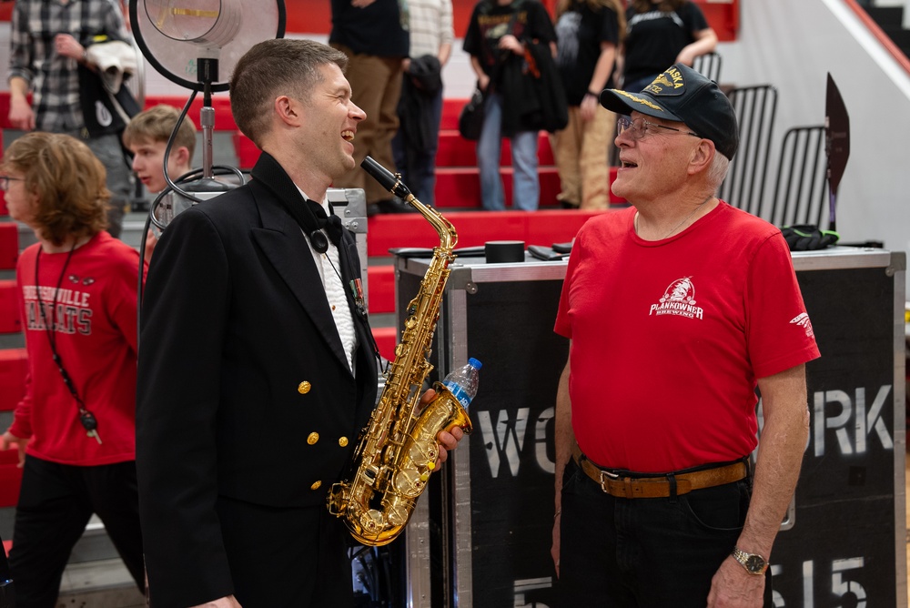 United States Navy Band Performs at Hendersonville High School