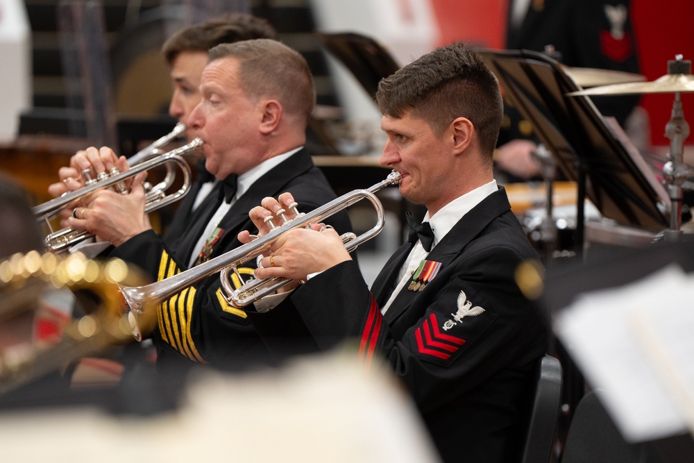 United States Navy Band Performs at Hendersonville High School