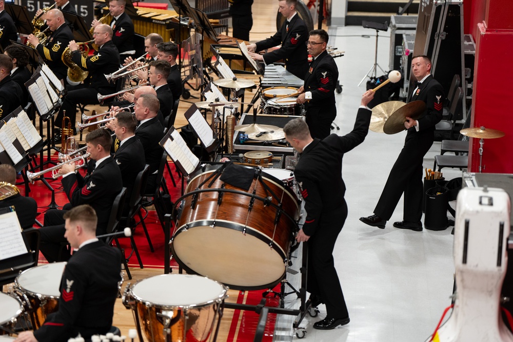 United States Navy Band Performs at Hendersonville High School