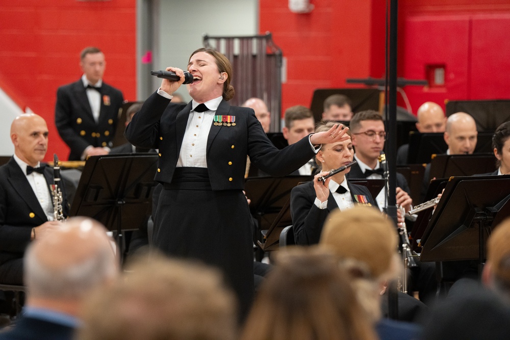 United States Navy Band Performs at Hendersonville High School