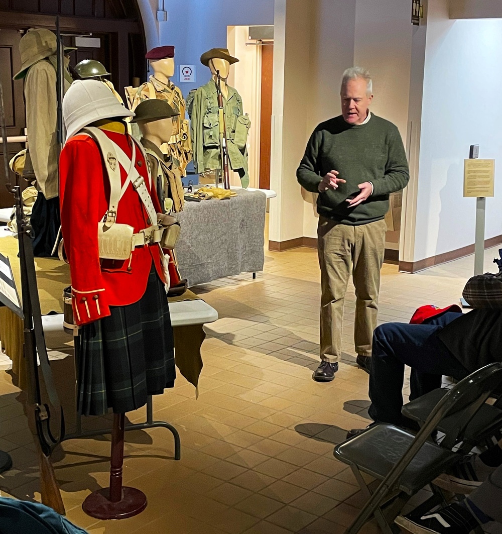 Illinois State Military Museum Volunteer Tells Story of the Evolution of British Army Uniforms