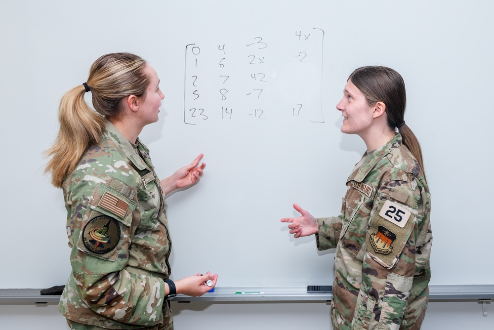 Female cadets gain confidence at math conference