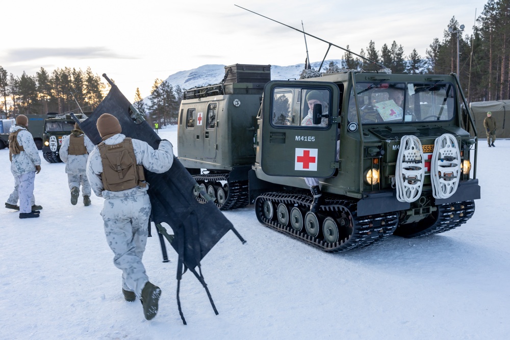 Marines and Sailors participate in exercise Medical Reindeer (Day 2)