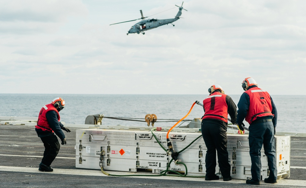 George Washington Conducts a Vertical Replenishment