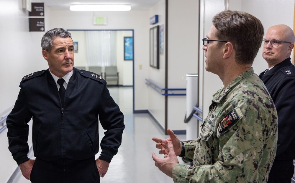 Vice Adm. Blake L. Converse Visits USNH Yokosuka