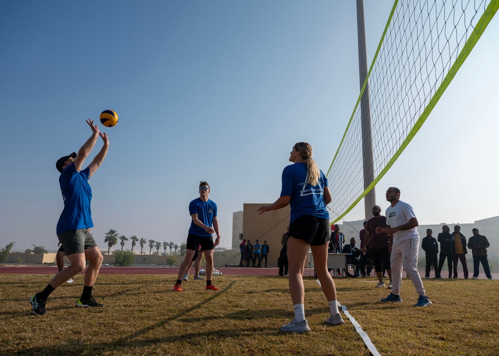 AUAB Airmen participate in Qatar National Sports Day