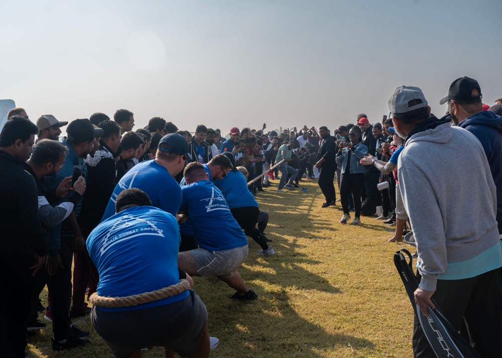 AUAB Airmen participate in Qatar National Sports Day