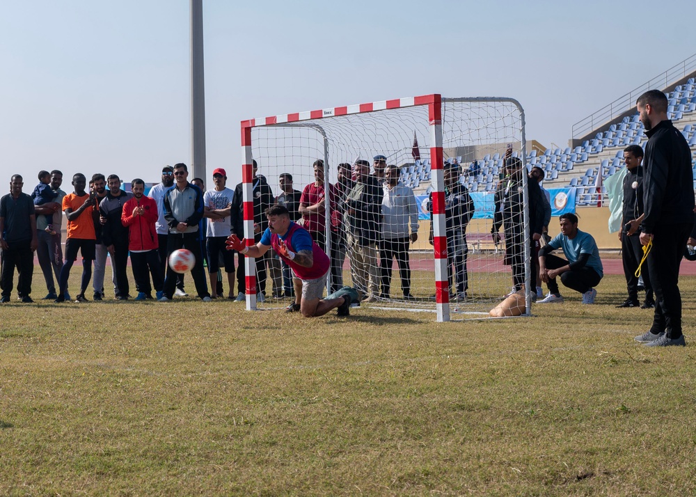 AUAB Airmen participate in Qatar National Sports Day