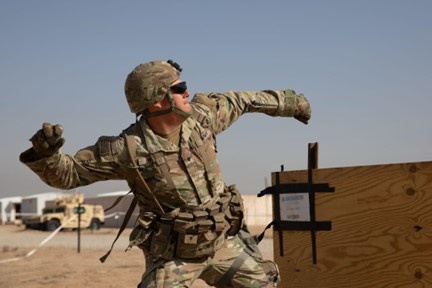 ARCENT Soldiers participate in Expert Infantry and Expert Soldier Badge training