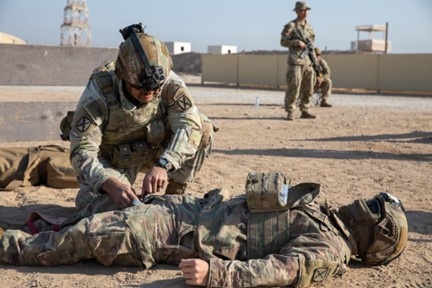 ARCENT Soldiers participate in Expert Infantry and Expert Soldier Badge training