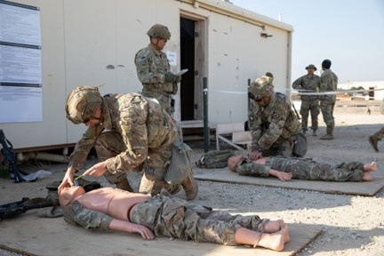 ARCENT Soldiers participate in Expert Infantry and Expert Soldier Badge training