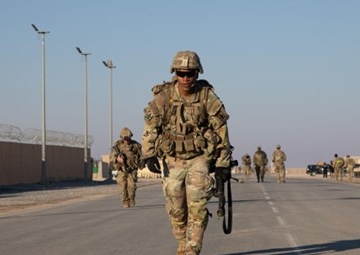 ARCENT Soldiers participate in Expert Infantry and Expert Soldier Badge training