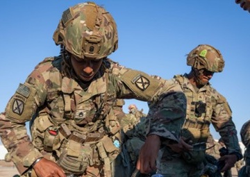 ARCENT Soldiers participate in Expert Infantry and Expert Soldier Badge training