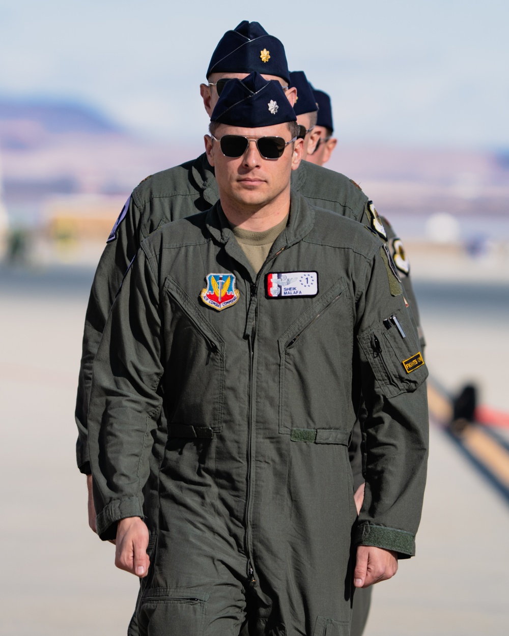 Thunderbirds practice at Edwards AFB