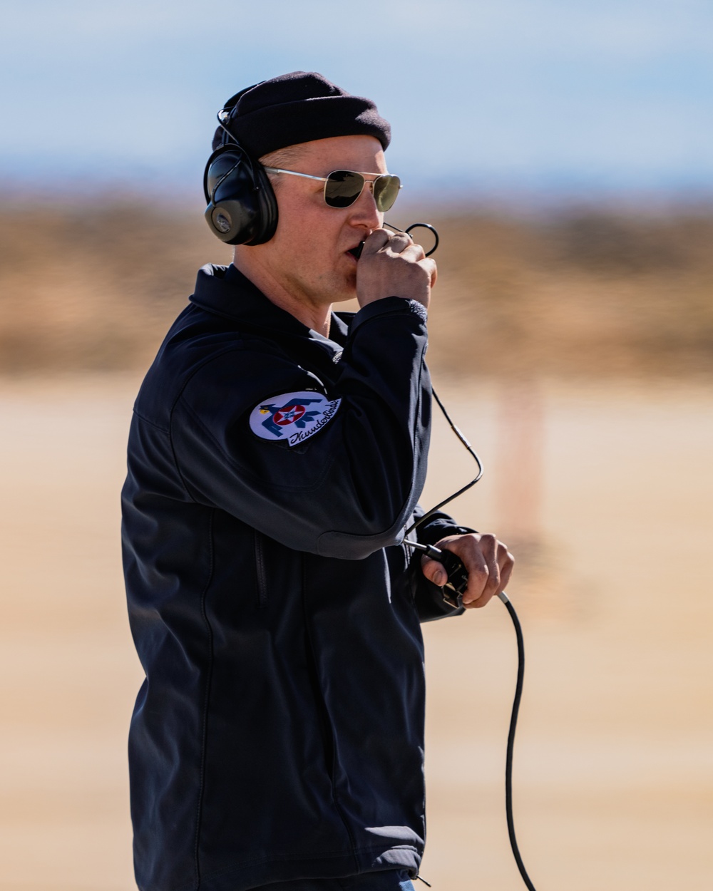 Thunderbirds practice at Edwards AFB