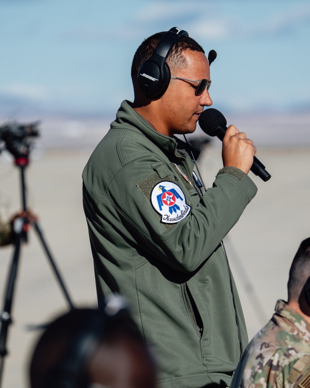 Thunderbirds practice at Edwards AFB