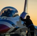 Thunderbirds practice at Edwards AFB