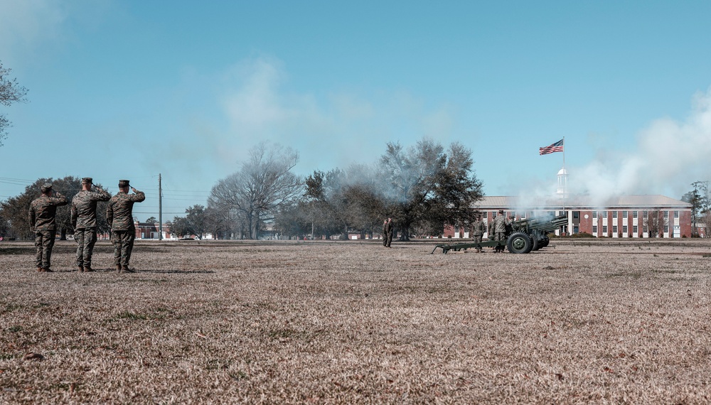 Presidents Day 21-Gun Salute