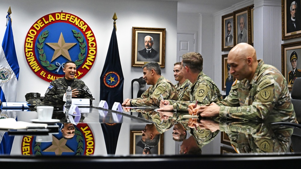 Key NH National Guard and Salvadoran military leaders meet during State Partnership Program exchange