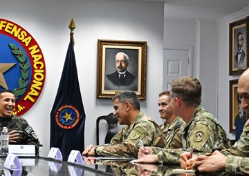 Key NH National Guard and Salvadoran military leaders meet during State Partnership Program exchange