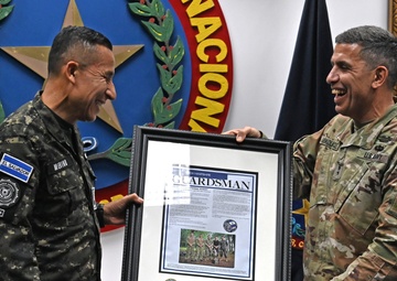 NH National Guard and Salvadoran military leaders meet during State Partnership Program exchange