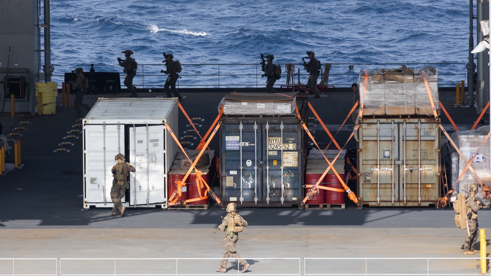 31st MEU conducts VBSS aboard USS Miguel Keith