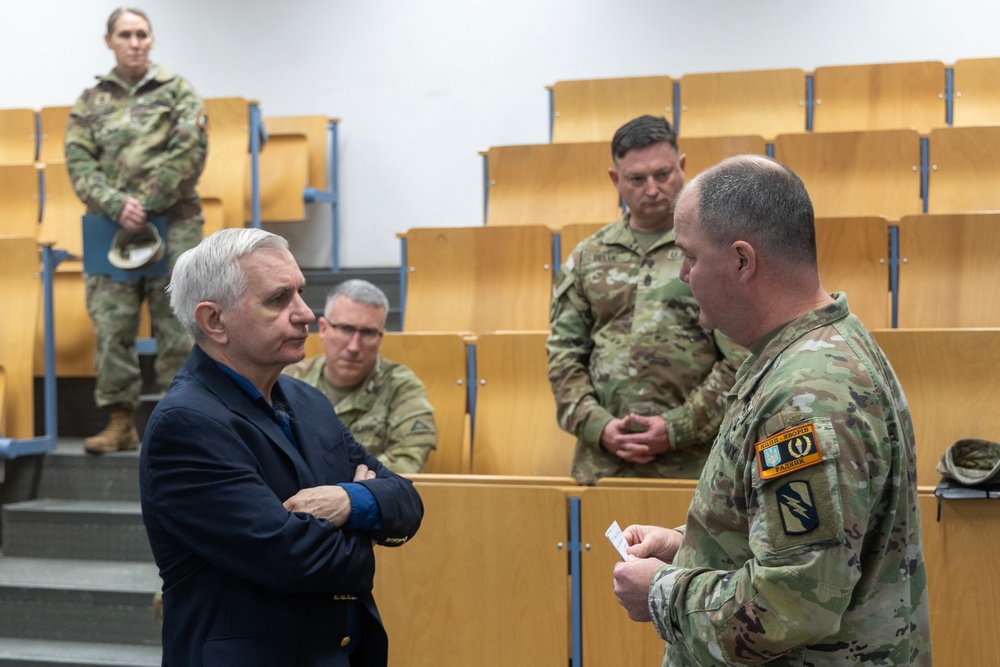 U.S. Senator Jack Reed Tours Grafenwoehr Training Area