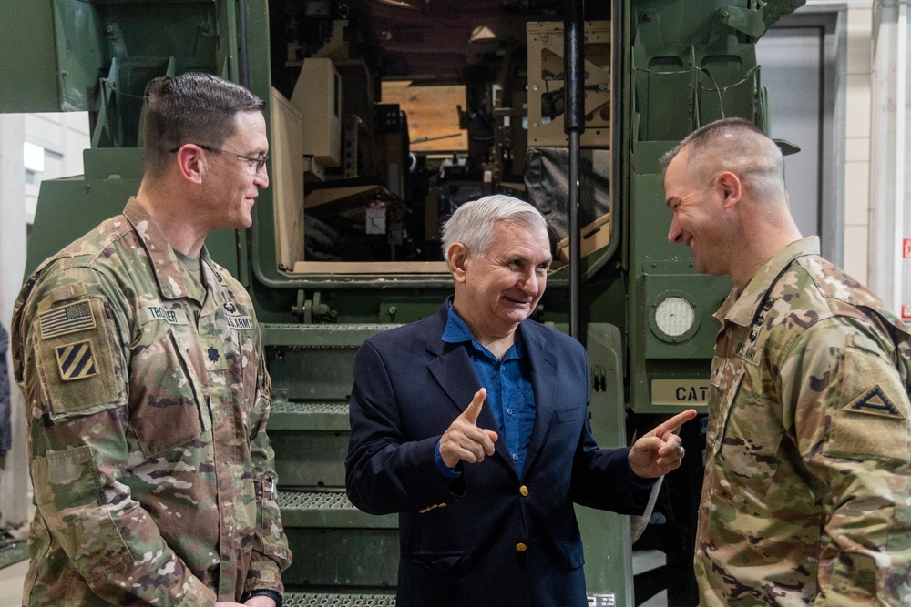 U.S. Senator Jack Reed Tours Grafenwoehr Training Area