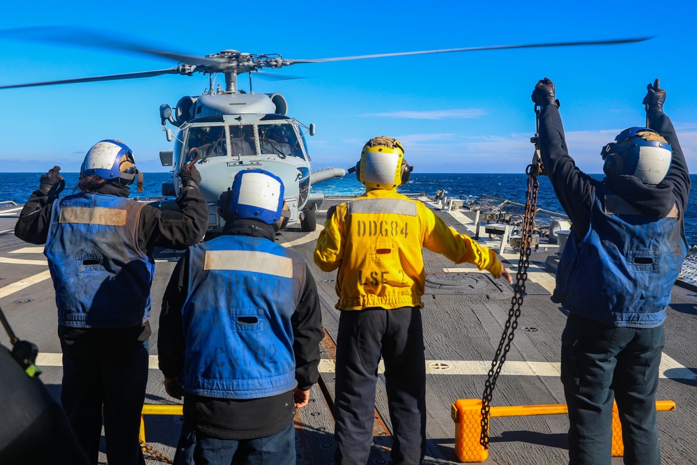 Flight Operations aboard the USS Bulkeley