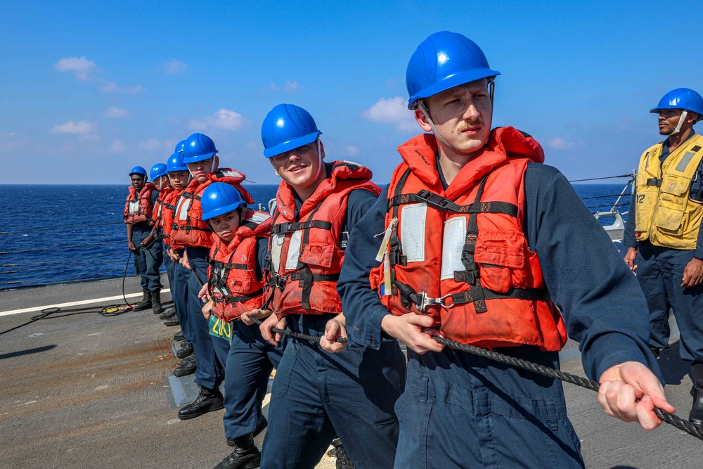 USS John Finn Conducts Replenishment-at-sea