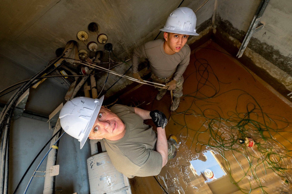 ECS ‘Cable Dawgs’ maintain installation communications infrastructure