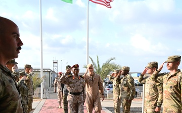 Gen. Ibrahim Visits CJTF - HOA Leadership Team