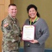 Military Police Regimental Association honors Medical Readiness Command, Europe civilian employee with award for selfless service