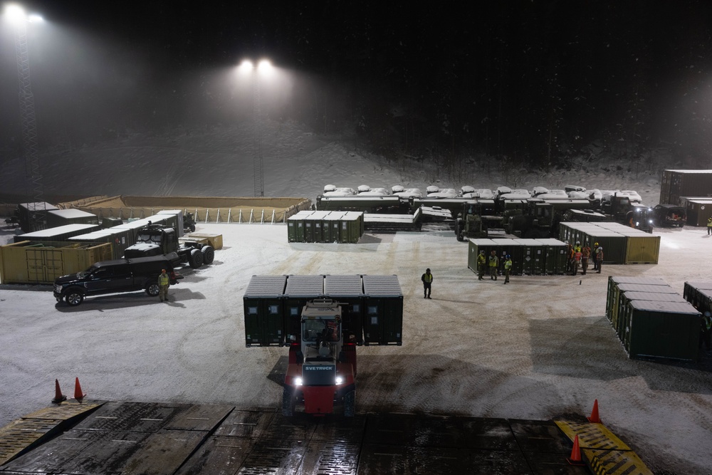 II MEF Port Operations during Exercise Nordic Response 24