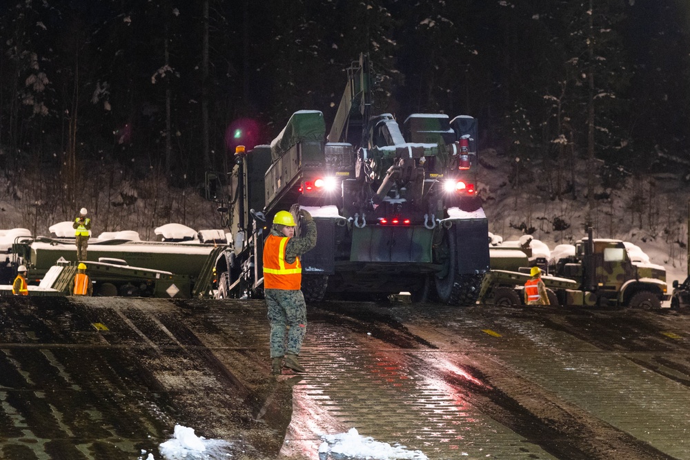 II MEF Port Operations during Exercise Nordic Response 24