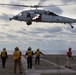 George Washington conducts vertical replenishment-at-sea