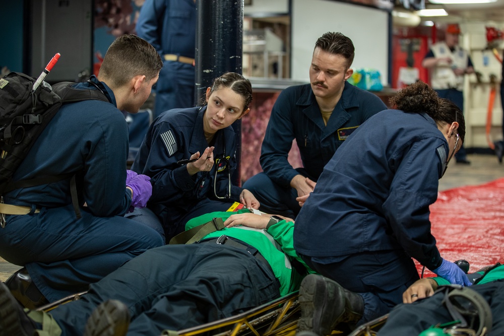 George Washington conducts Mass Casualty Drill