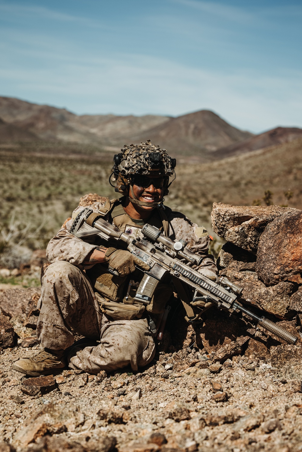 Marines with V1/4 conduct defensive operations during MDMX for SLTE 2-24