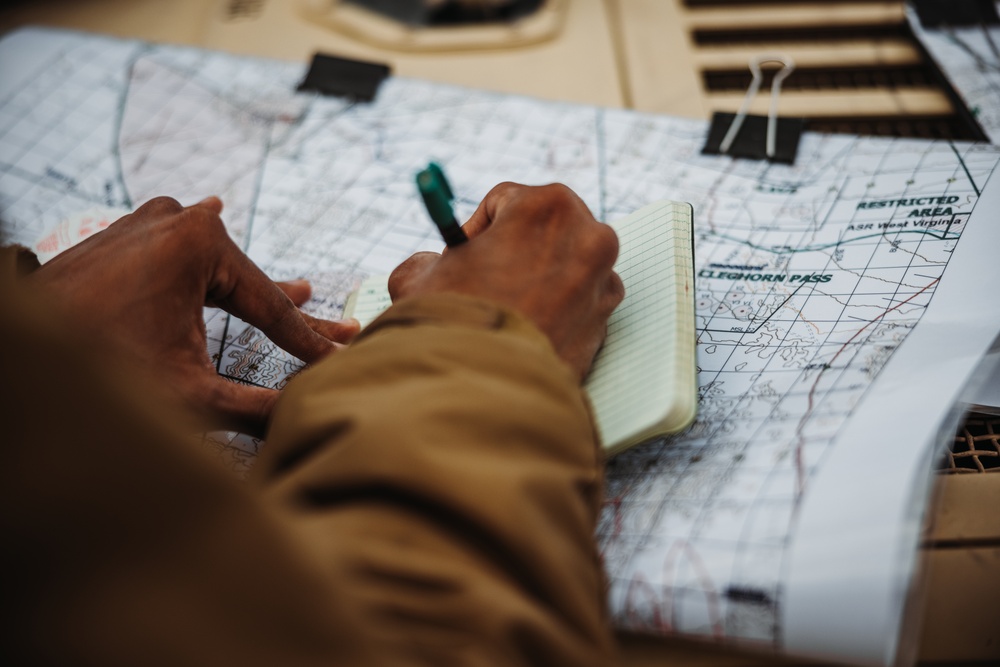 Marines with V1/4 conduct defensive operations during MDMX for SLTE 2-24