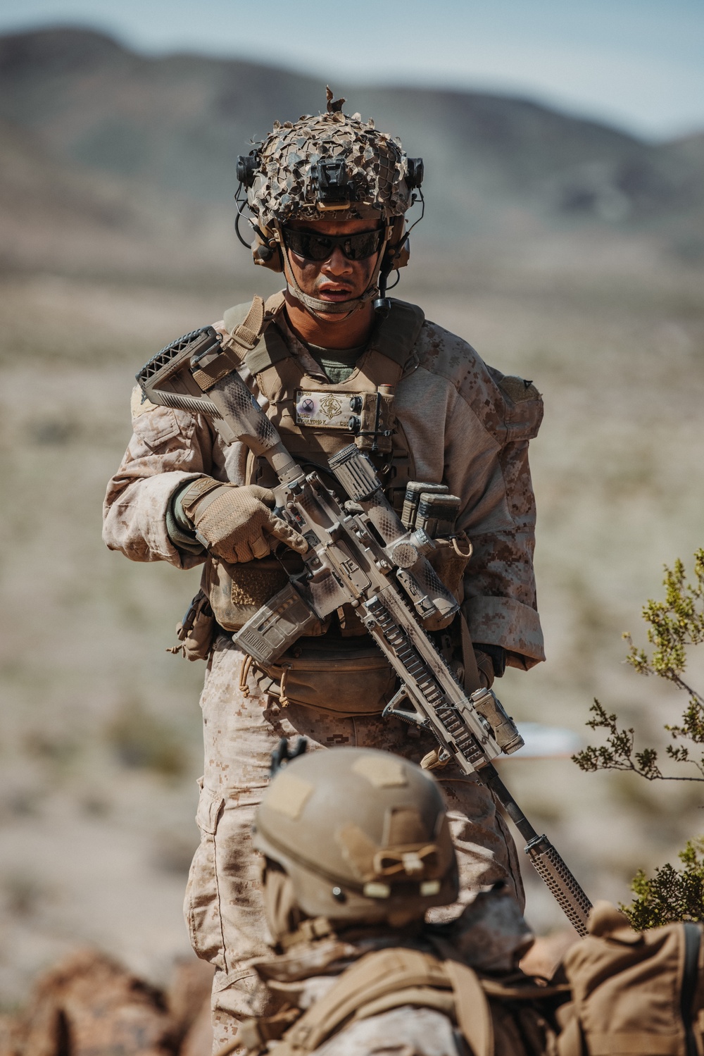 Marines with V1/4 conduct defensive operations during MDMX for SLTE 2-24