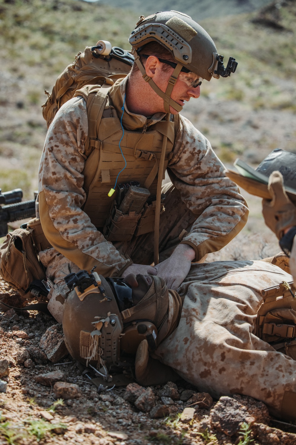 Marines with V1/4 conduct defensive operations during MDMX for SLTE 2-24