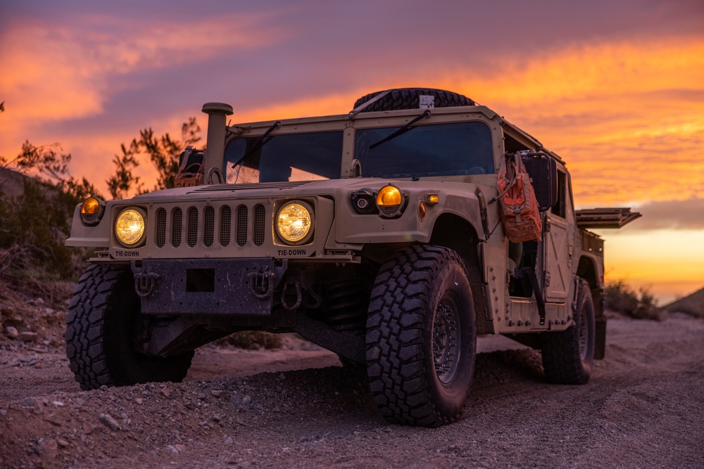 Marines with V1/4 conduct defensive operations during MDMX for SLTE 2-24